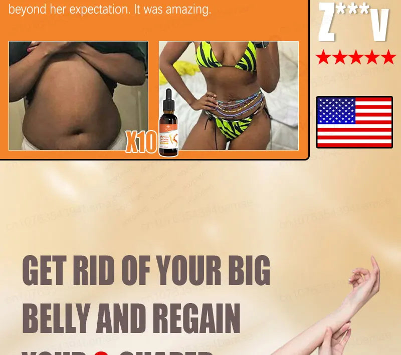 Slimming Essential Oil - Natural Fat Burning Body Massage Oil for Weight Loss