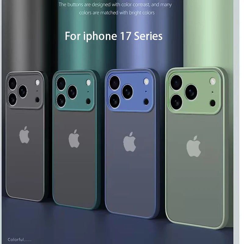 🔥 SALE! Armor Shockproof Matte Case for iPhone 17 Pro Max - Frosted Hard Cover