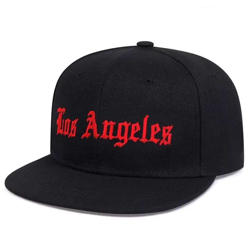 Los Angeles Basketball Cap - Cotton Hip-Hop Snapback Hat for Outdoor & Casual Wear