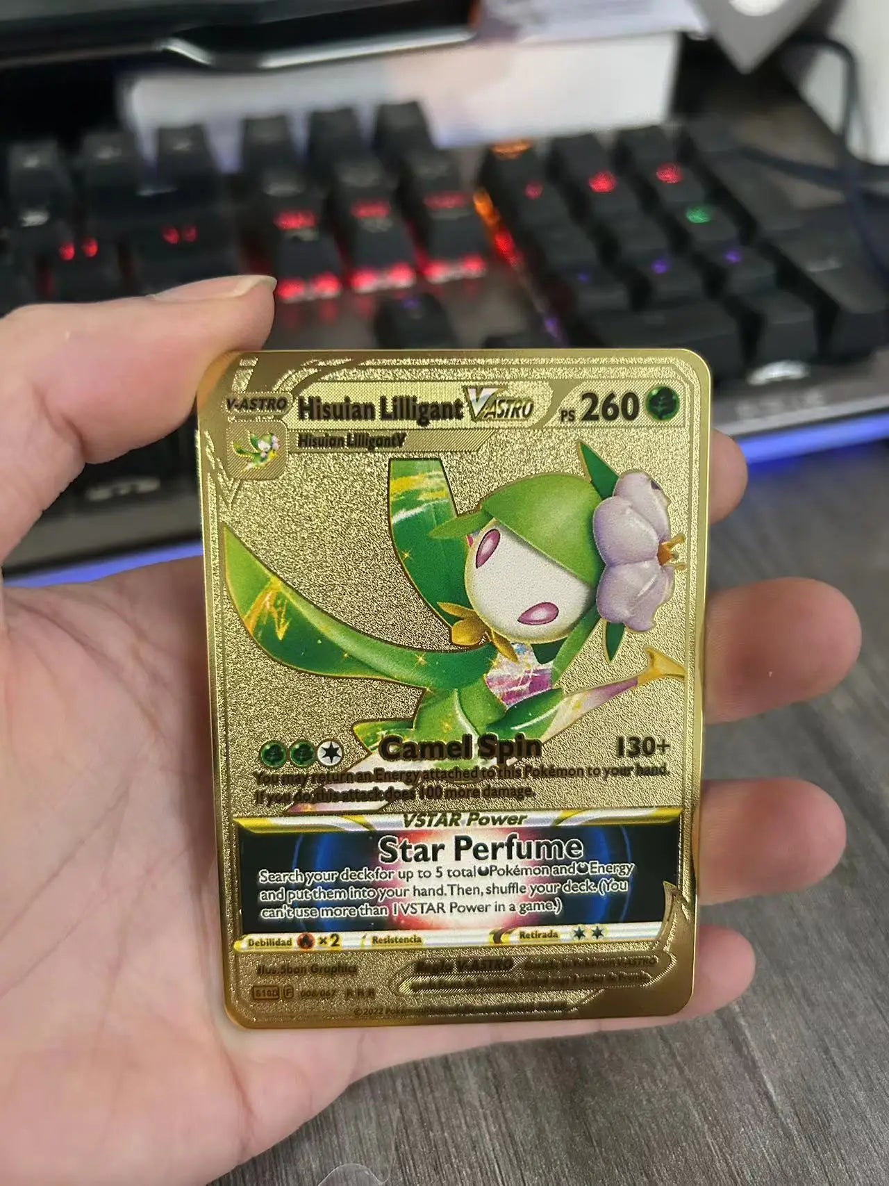 Spanish Pokemon Metal Cards – Mewtwo, Pikachu GX & Charizard VMAX Set