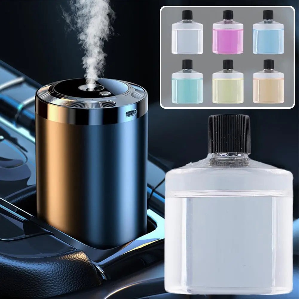 Smart Starry Sky Car Air Freshener - Ceiling Mount Ambient Light with Adjustable Liquid Scent (30-50ml)