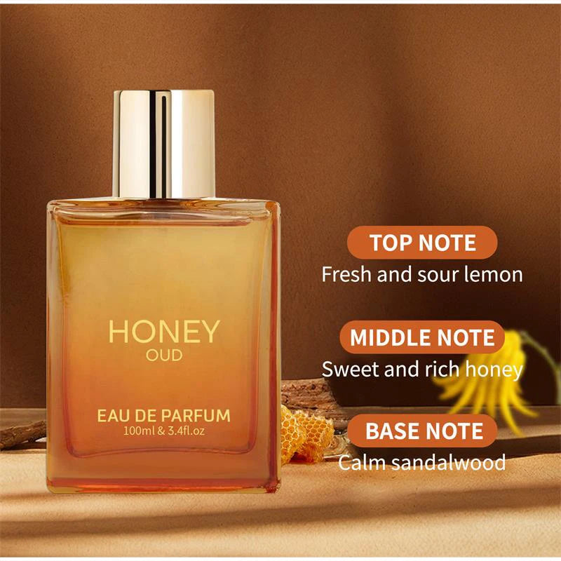 Fresh Sandalwood Vanilla Men's Cologne - Long-Lasting Eau de Parfum for Couples' Dates (50ml/100ml)