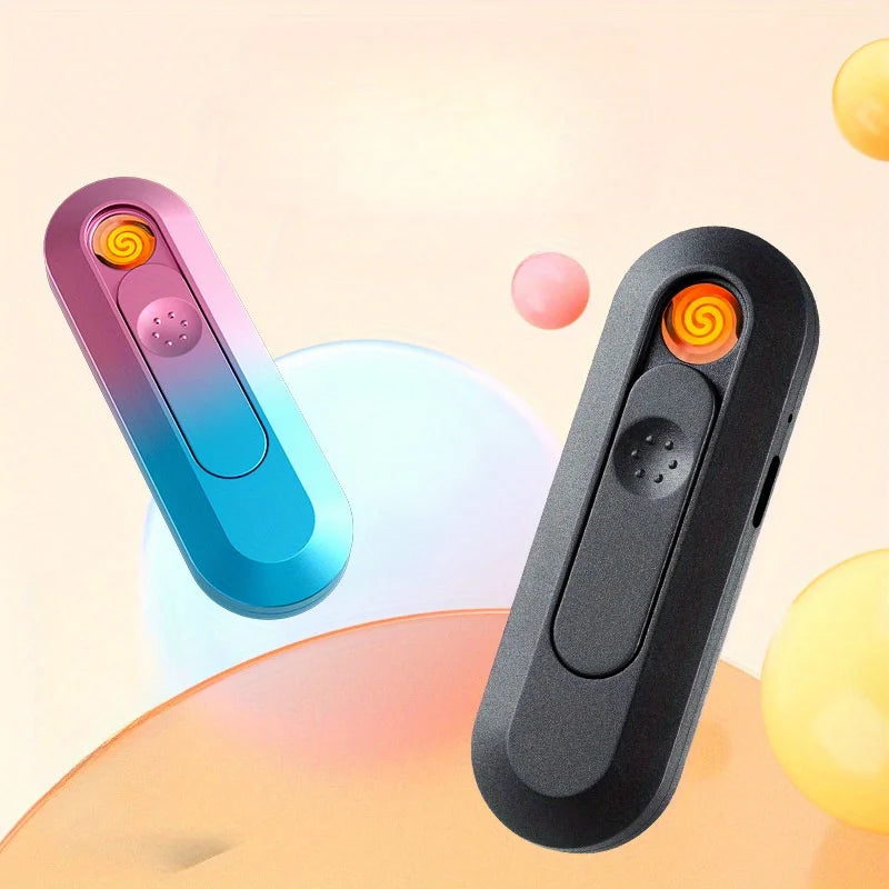Rainbow USB Rechargeable Lighter – Windproof Electric Arc Lighter | Eco-Friendly & Flameless