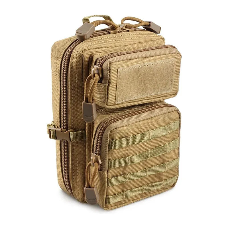 Tactical MOLLE Waist Bag - EDC Pouch for Camping & Hiking