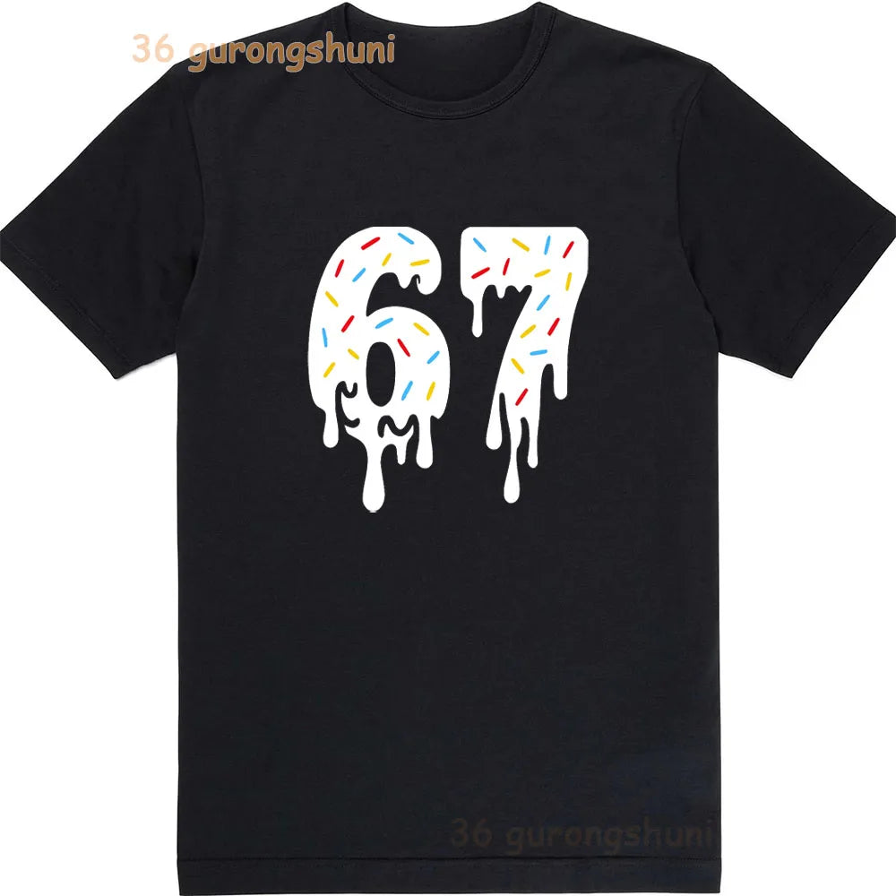 Kids '67' Graphic T-Shirt - Unisex Cotton Tee for Boys & Girls (Ages 2-12)