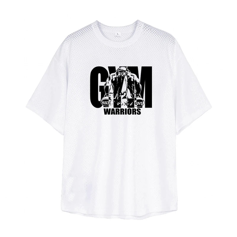 Oversized Men’s Sports T-Shirt Gym Fitness Tee