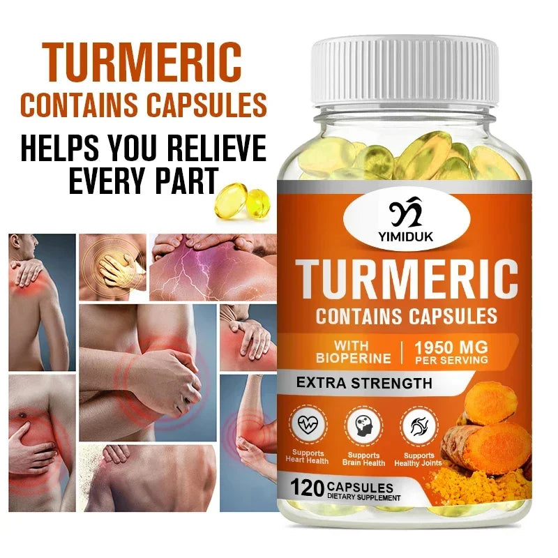 Turmeric Curcumin with Black Pepper - Joint Support, Inflammation & Digestive Health