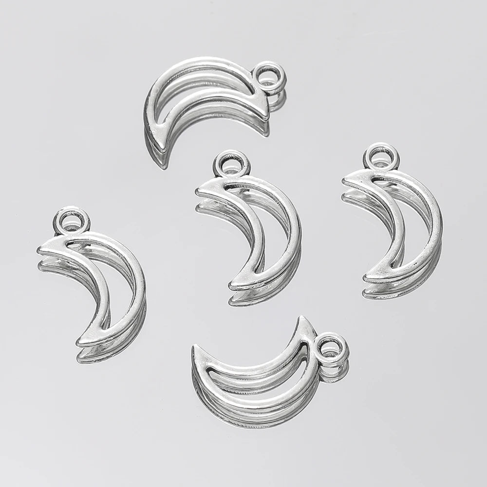 Metal Alloy Bow Charms – DIY Pendant for Jewelry Making