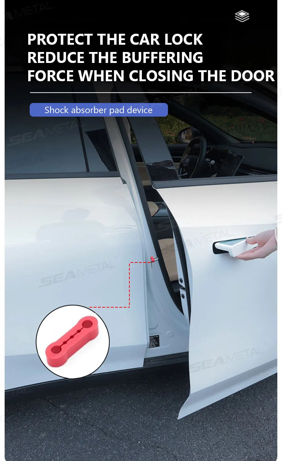 🔇 SILENCE THE SLAM! Car Door Shock Absorber - Stop Annoying Your Neighbors 🚗