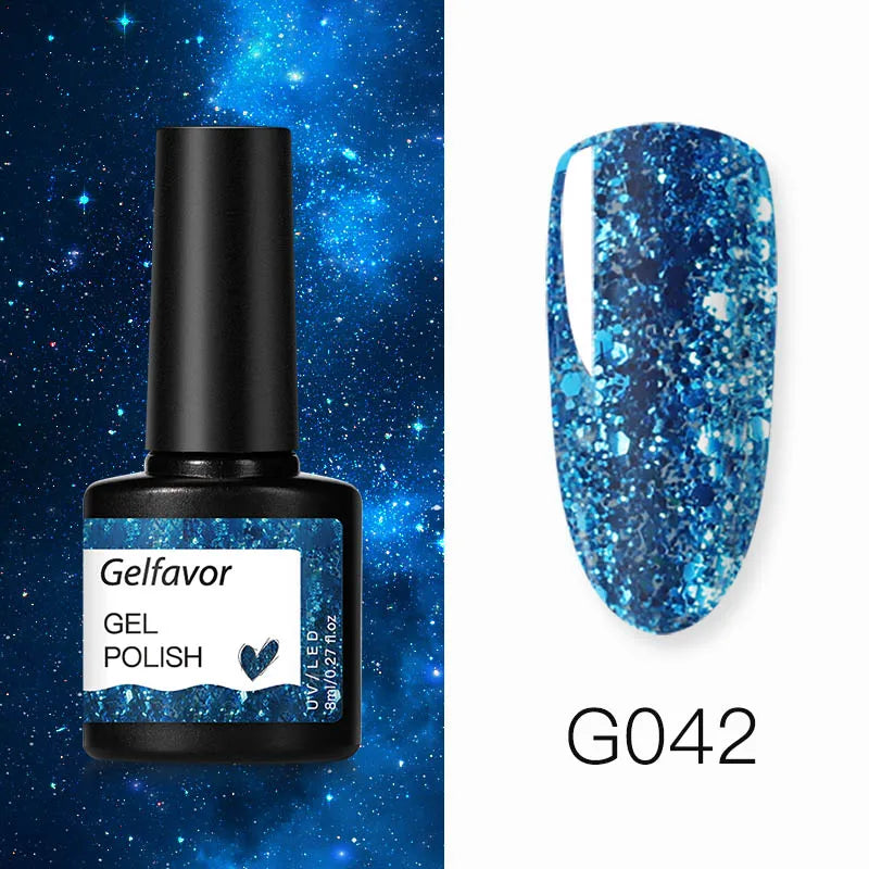 ROSALIND Gel Nail Polish 8ml - Semi-Permanent UV Gel, Solid Color, Salon Quality