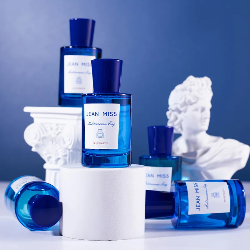 Blue Mediterranean Fruity Perfume - Fresh Unisex Fragrance (50ml)
