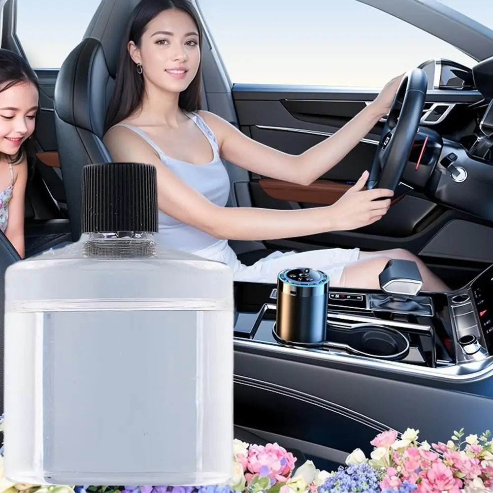 Smart Starry Sky Car Air Freshener - Ceiling Mount Ambient Light with Adjustable Liquid Scent (30-50ml)