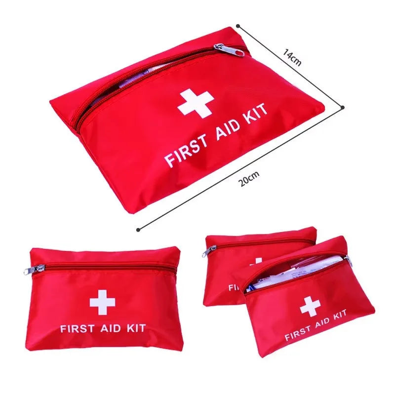 First Aid Kit Storage Bag - Portable Medical Supplies Organizer for Camping, Hiking & Emergency