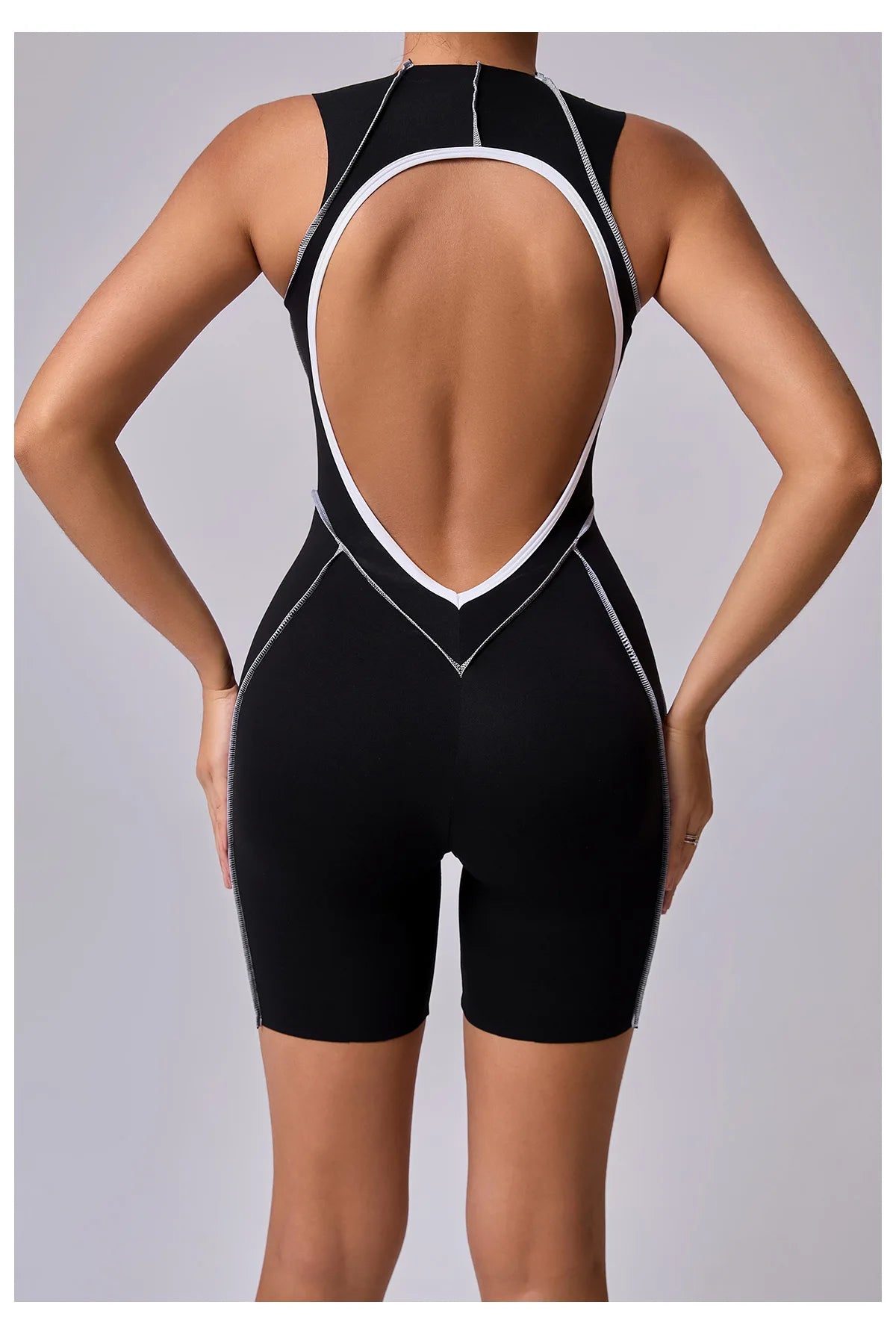 Women's Athletic Jumpsuit - One-Piece Yoga & Fitness Bodysuit for Workout & Gym