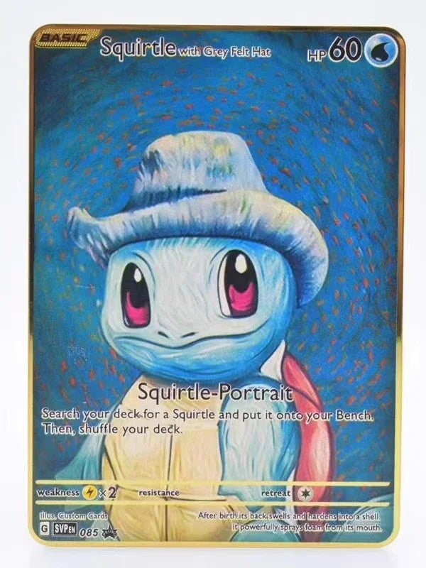 Pokemon Gold Metal Cards – 22 Styles Mewtwo, Pikachu GX & Charizard VMAX Set