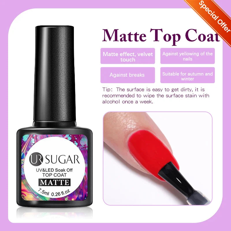 Glitter Gel Nail Polish – Semi-Permanent UV LED Gel with Sparkling Shimmer Finish