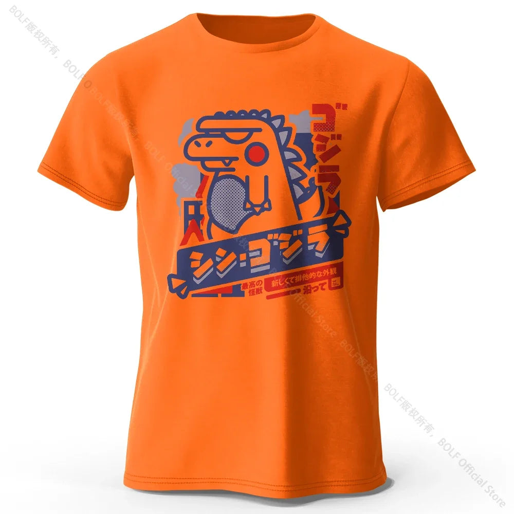 Harajuku Animal Print Cotton T-Shirt Unisex Casual