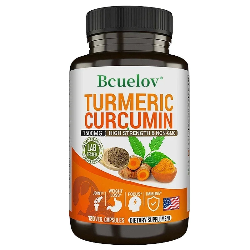 Turmeric Curcumin Capsules - Joint, Immune & Digestive Health Support