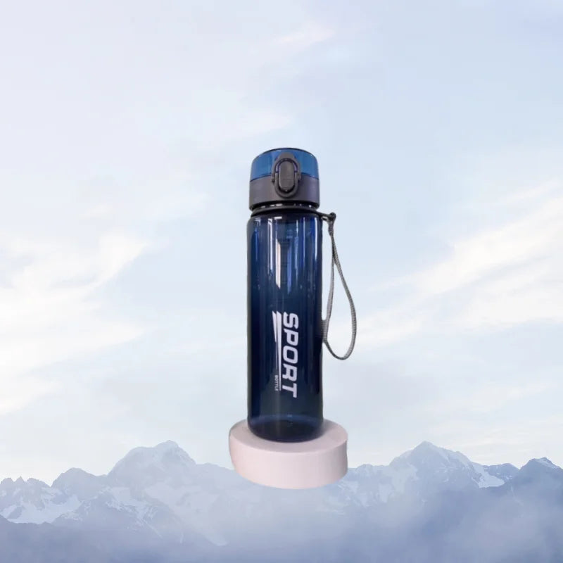 Leak-Proof Sports Water Bottle - BPA-Free 400ml/560ml Portable Bottle for Hiking & Travel
