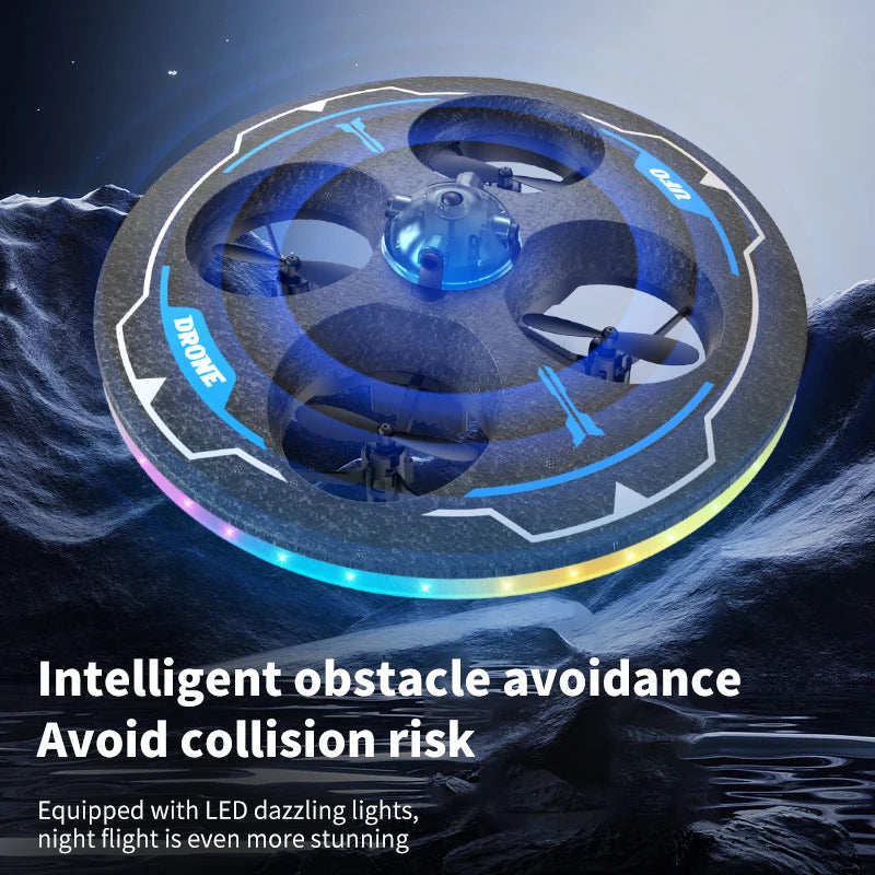 MX85 UFO Mini Drone for Kids - Intelligent Obstacle Avoidance, Safe Foam Design (50g)