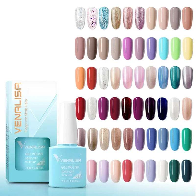 Full Coverage Gel Nail Polish – Semi-Permanent UV LED Gel for Salon & Home Use