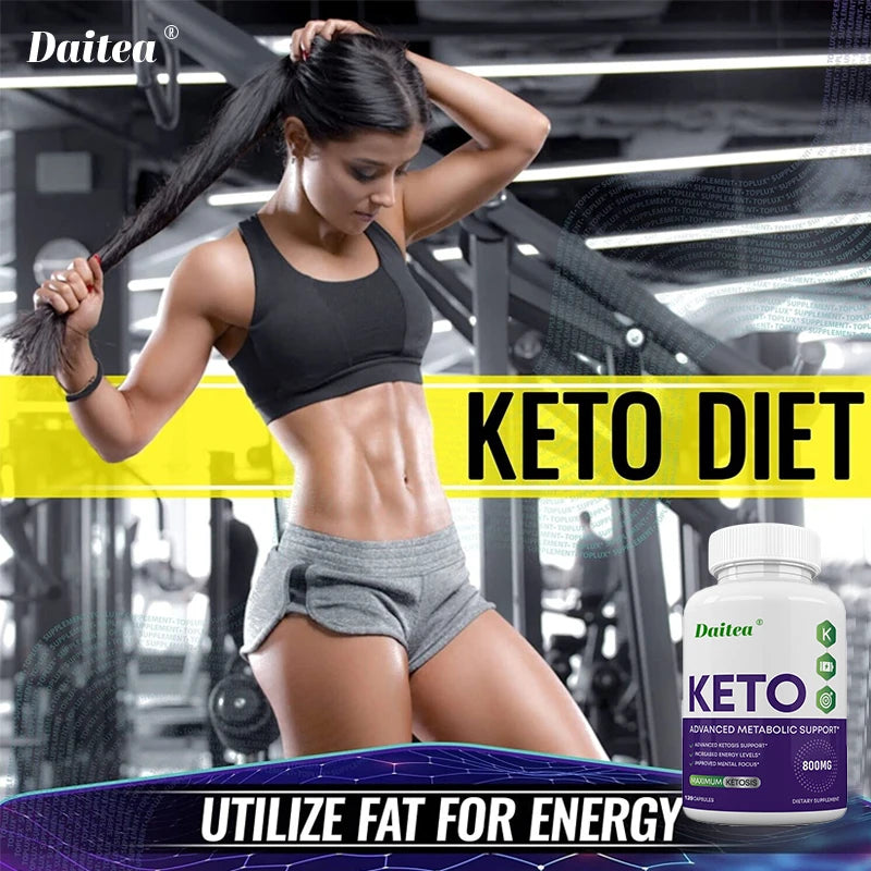 Keto Capsules 800mg - Apple Cider Vinegar for Weight Loss, Detox & Immunity
