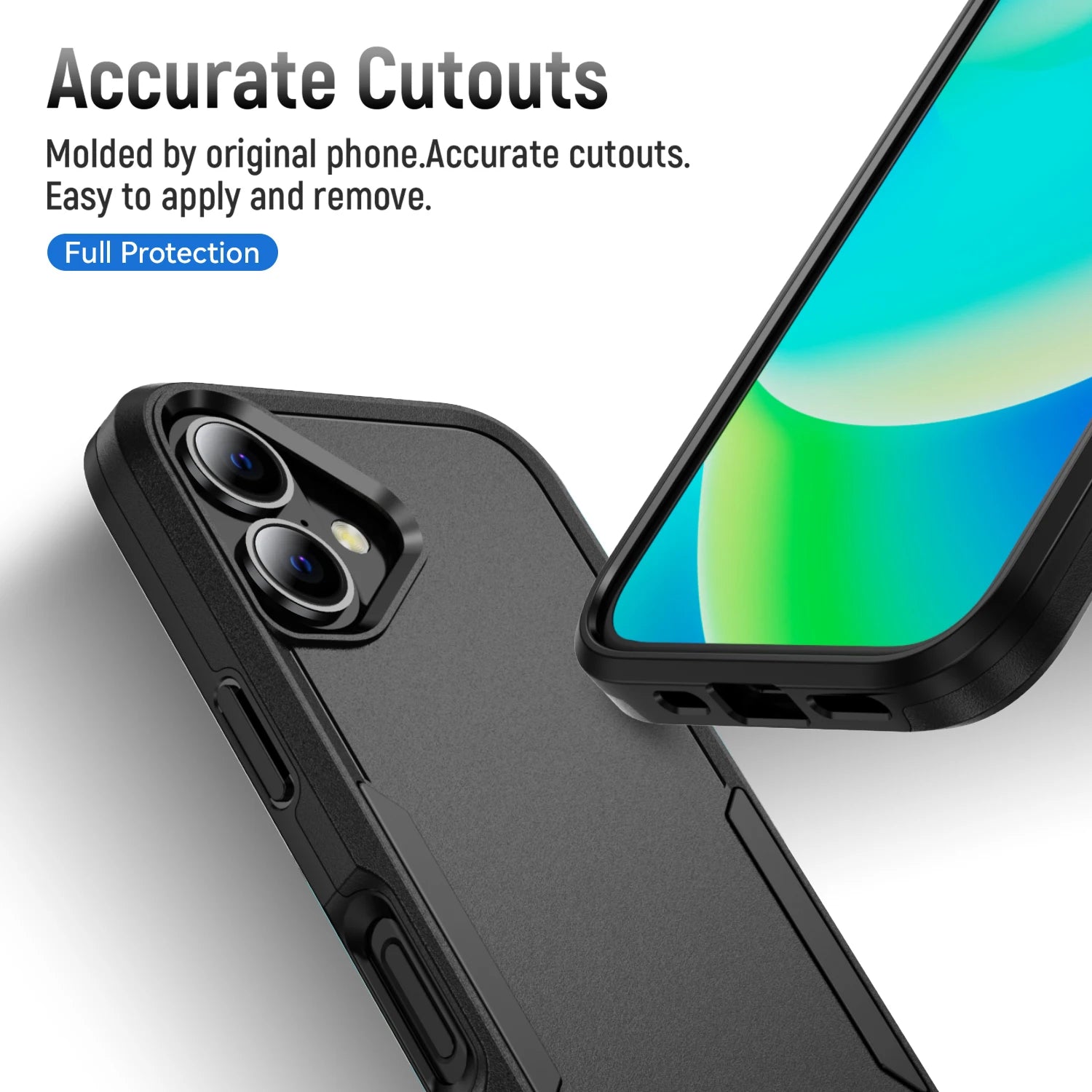 🔥 SALE! Hard Armor Matte Case for iPhone 17/16/15 Pro Max - Dual Layer Protection