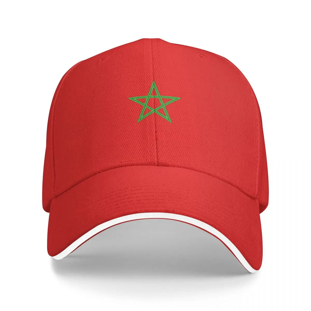 Morocco Flag Baseball Cap - Kingdom of Morocco Windproof Snapback Hat for Men & Women