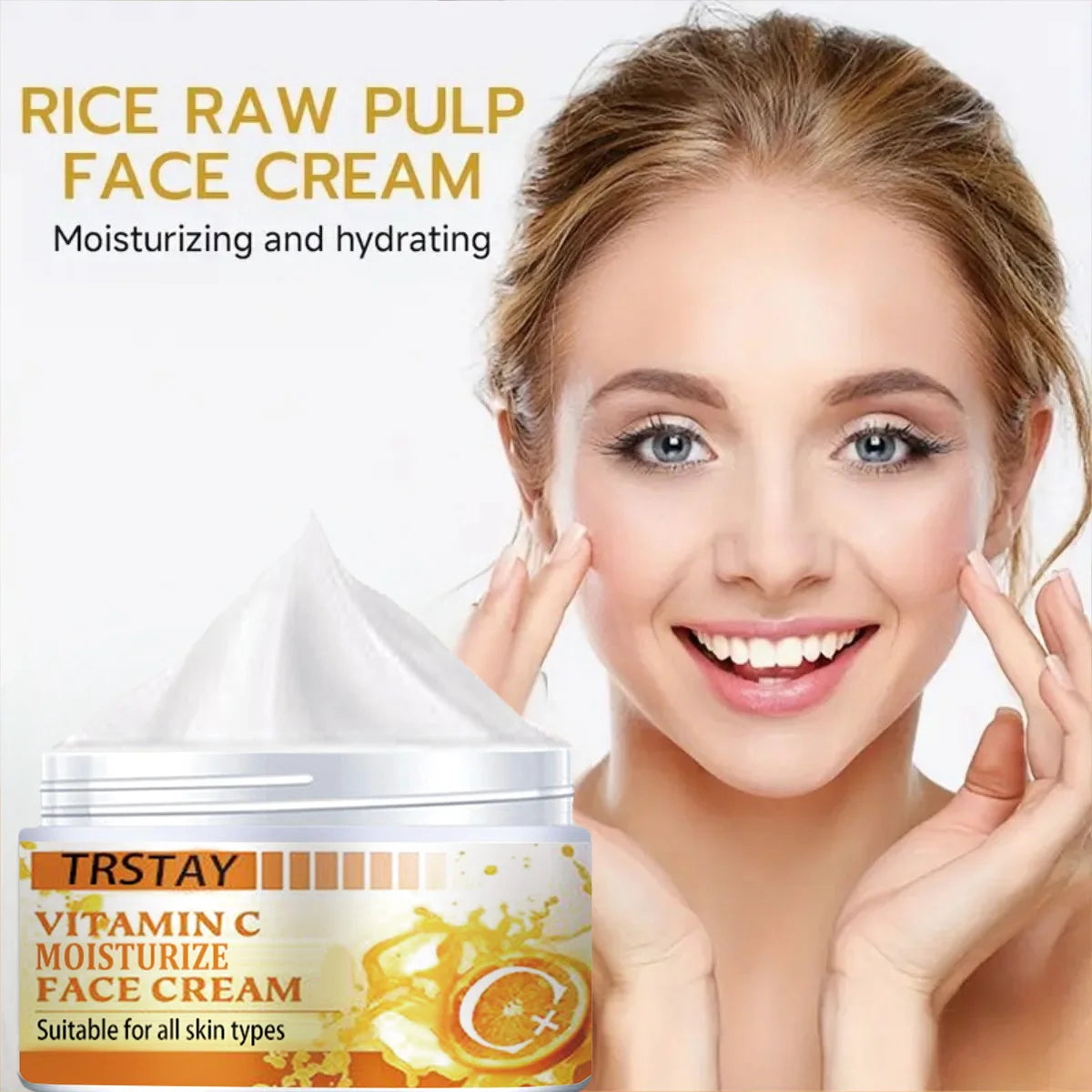 Vitamin C Brightening Face Cream – Hydrating Moisturizer for All Skin Types