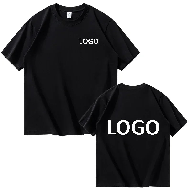 Customized 100% Cotton Printed T-Shirt – Men & Women Short Sleeve Streetwear