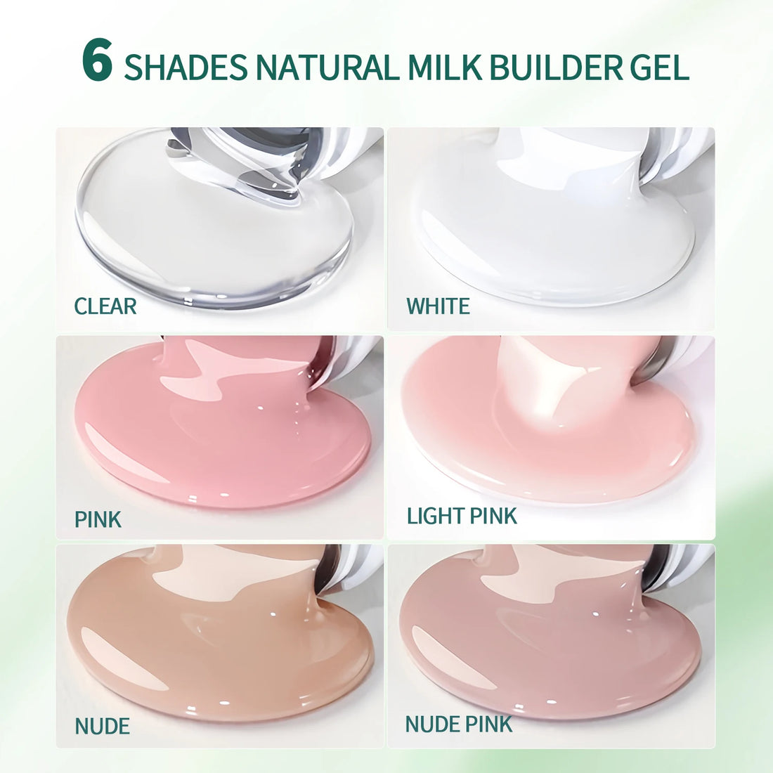 Nailpop HEMA-Free Builder Gel – Milky UV Gel for Nail Extensions & Strengthening