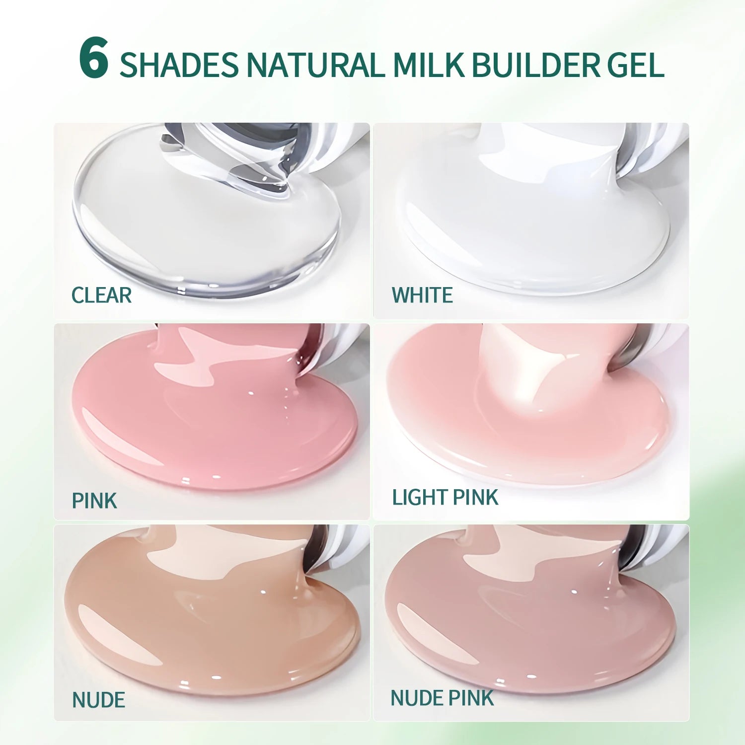 Nailpop HEMA-Free Builder Gel – Milky UV Gel for Nail Extensions & Strengthening