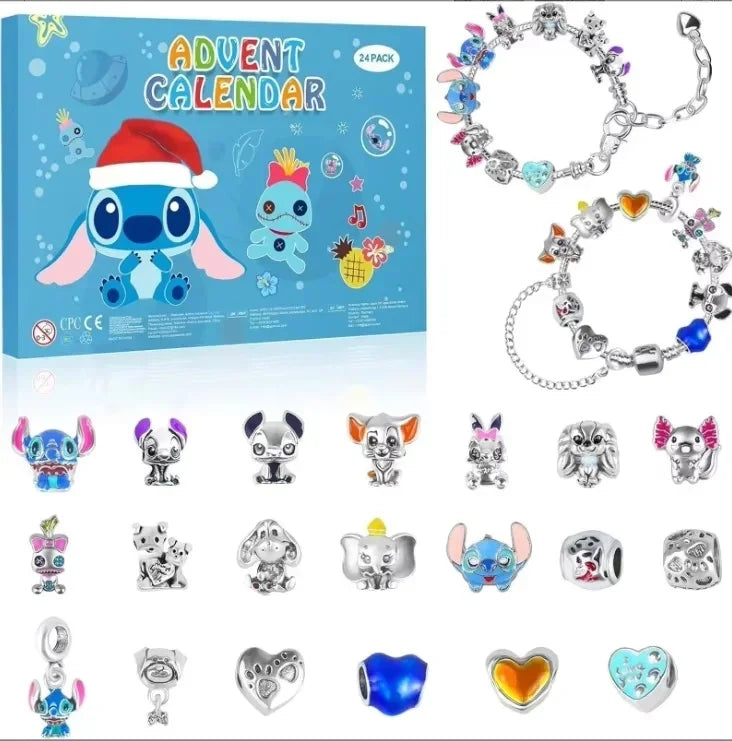 Stitch Christmas Advent Calendar – DIY Bracelet Gift