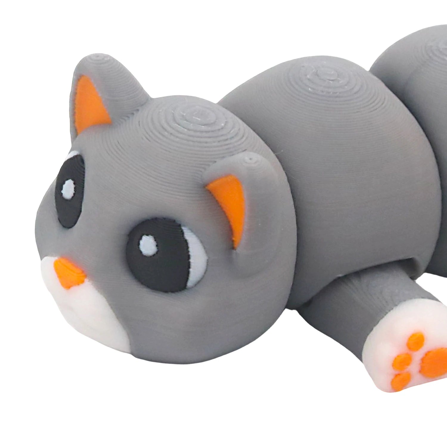 3D Printed Cat Figurine – Cute Resin Animal Model for Home & Garden Decor