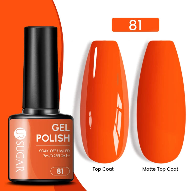 Dark Red Gel Nail Polish – Soak-Off LED/UV Gel Varnish for Salon & Home Use