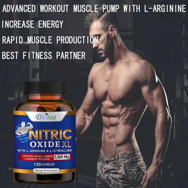 Nitric Oxide Supplement for Strength, Fitness & Muscle Growth