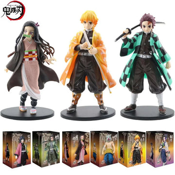 Demon Slayer Action Figures – Anime Toy Set