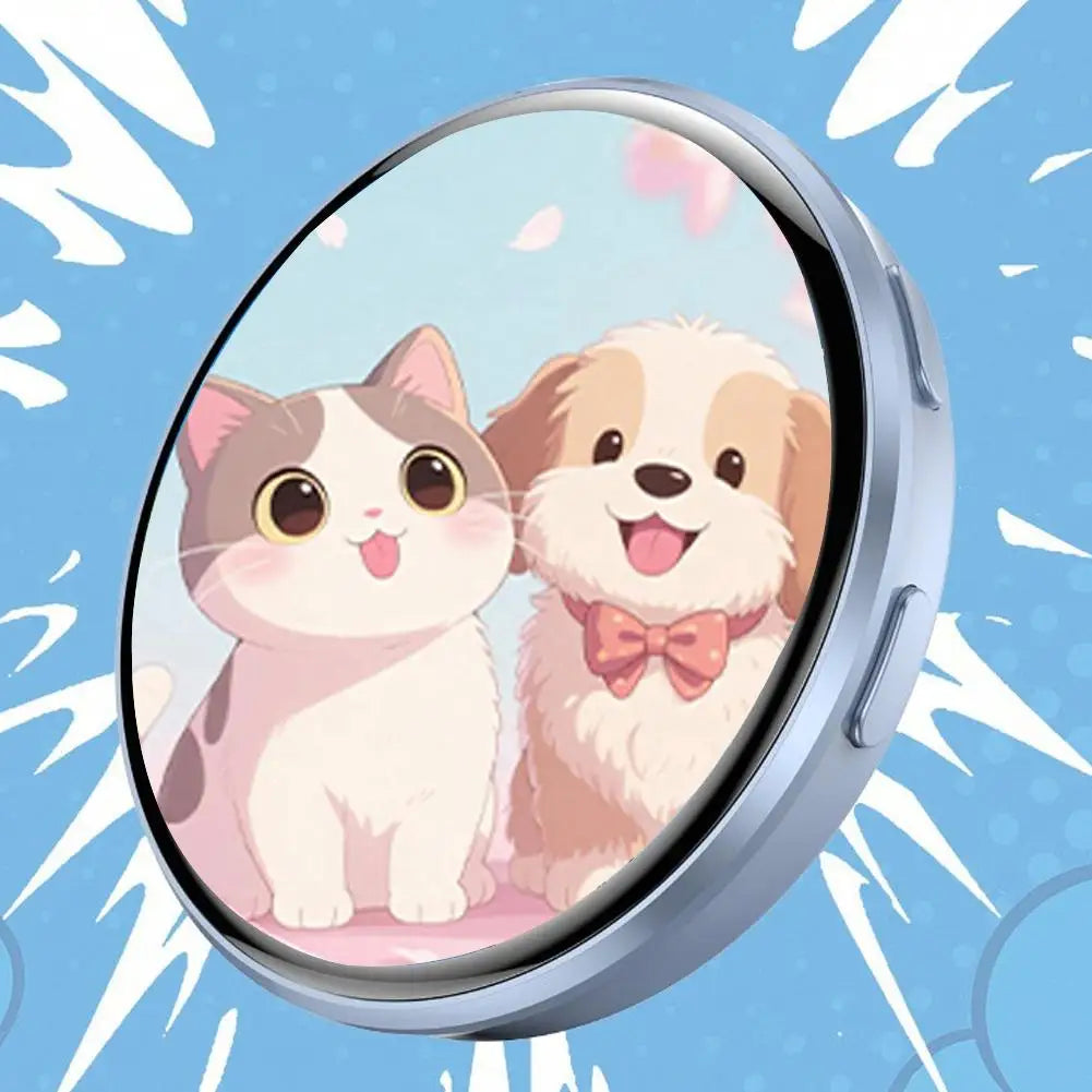 Smart Cyber Badge - 1.7" HD Touch Screen E-Badge for Anime & Custom Displays