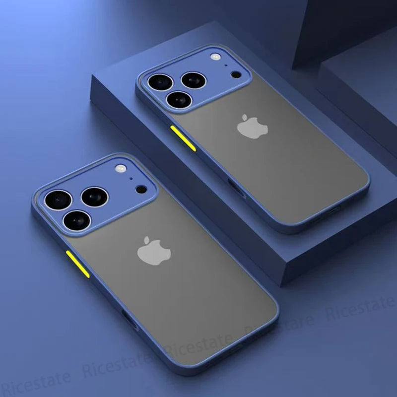 🔥 SALE! Armor Shockproof Matte Case for iPhone 17 Pro Max - Frosted Hard Cover