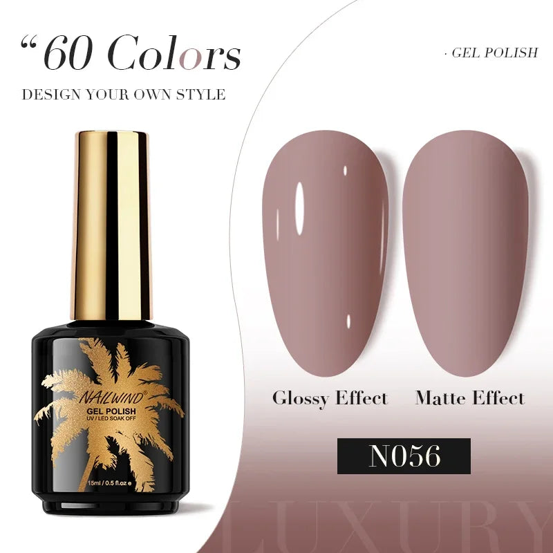 ROSALIND Gel Nail Polish 8ml - Semi-Permanent UV Gel, Solid Color, Salon Quality