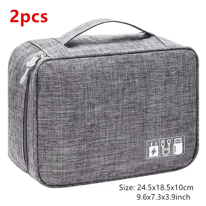 Waterproof Cable Storage Bag – Digital Electronics Organizer