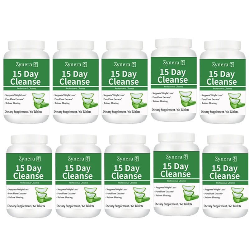 Aloe Vera Detox & Slimming Capsules - Powerful Fat Burner for Men & Women