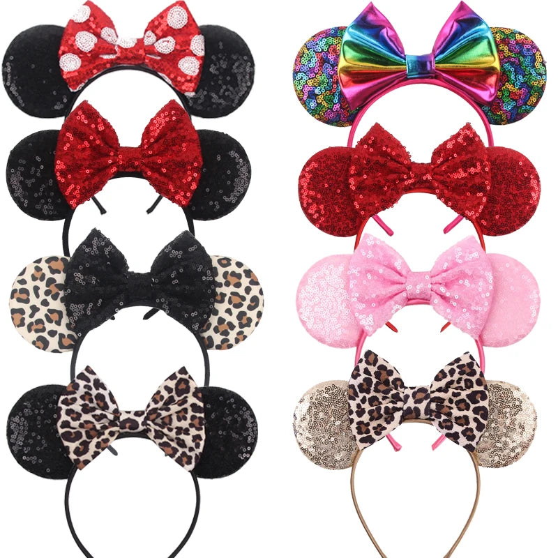 Disney Minnie Mouse Ear Hairband – Princess Party Gift for Girls & Disney Fans