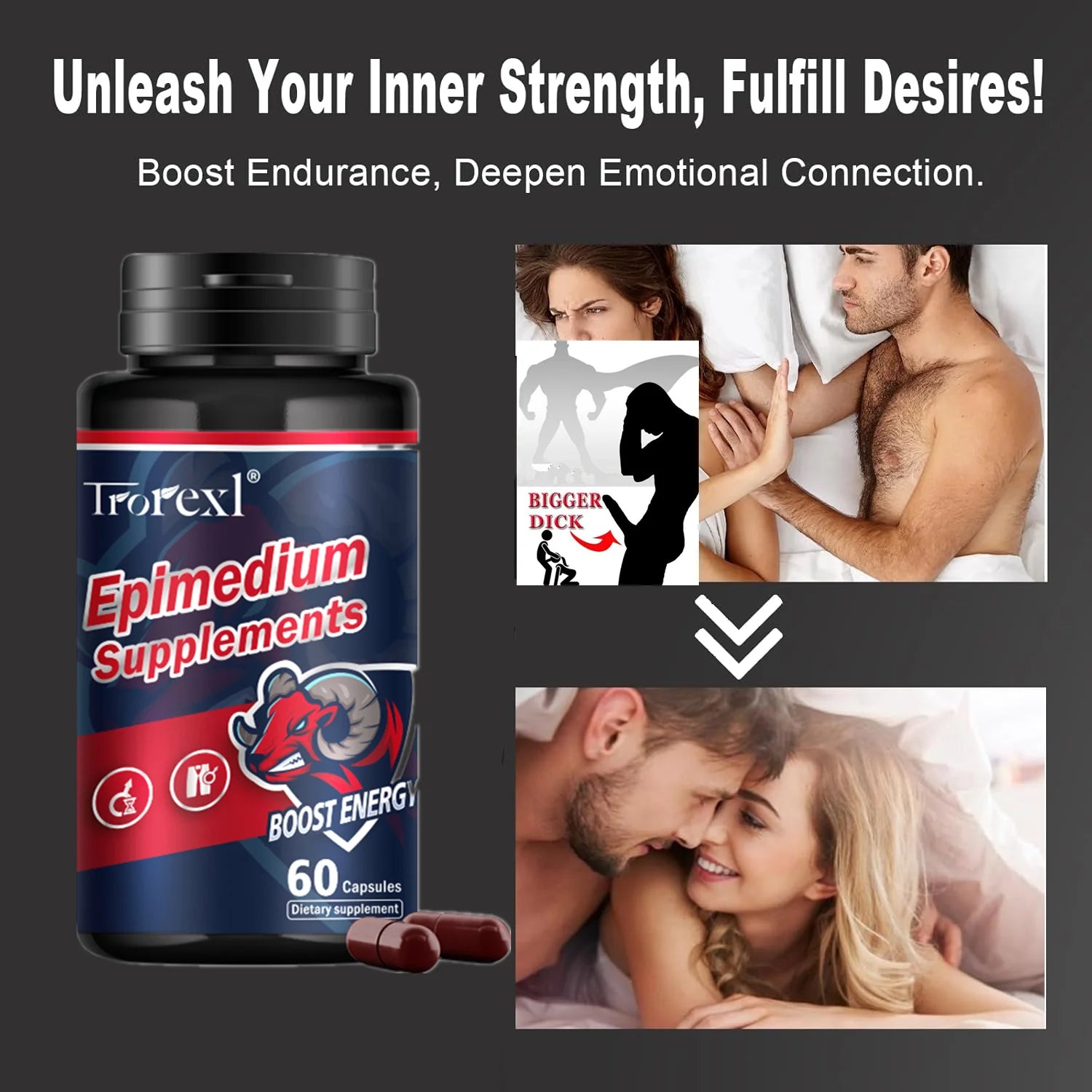 Epimedium Men's Performance Supplement - Endurance, Energy & Vitality Support