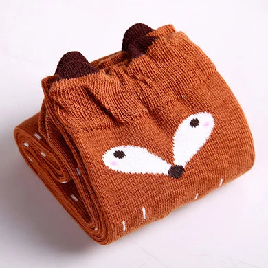 Cute Cartoon Kids Socks Animal Pattern Crew