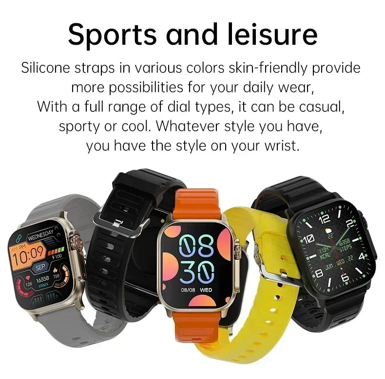 Watch 10 Ultra Smart Watch 49mm — NFC, GPS, Bluetooth Call & Wireless Charging