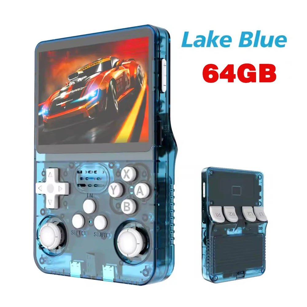 R36S Retro Handheld Game Console - 3.5" Linux System with 128GB Memory