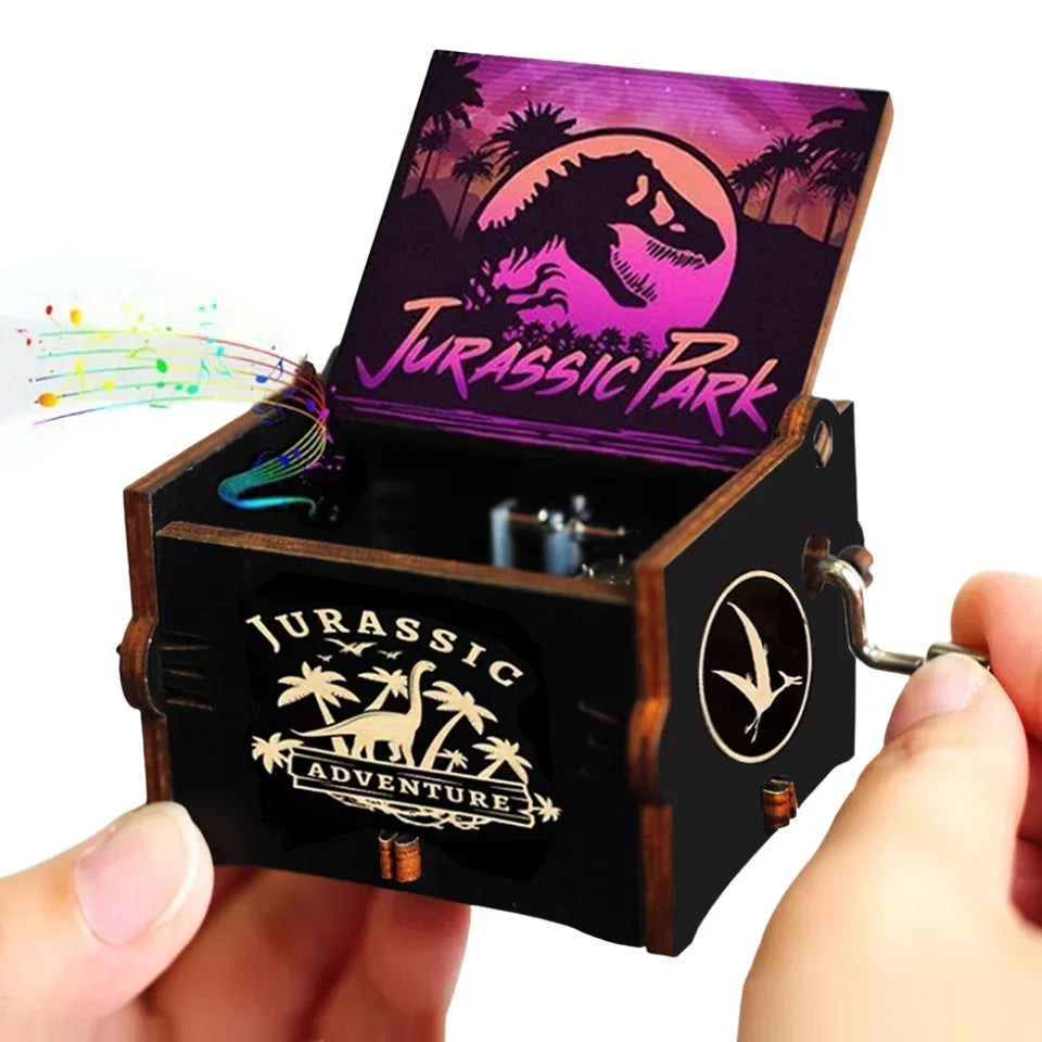 Jurassic Park Wooden Music Box – Gift Toy