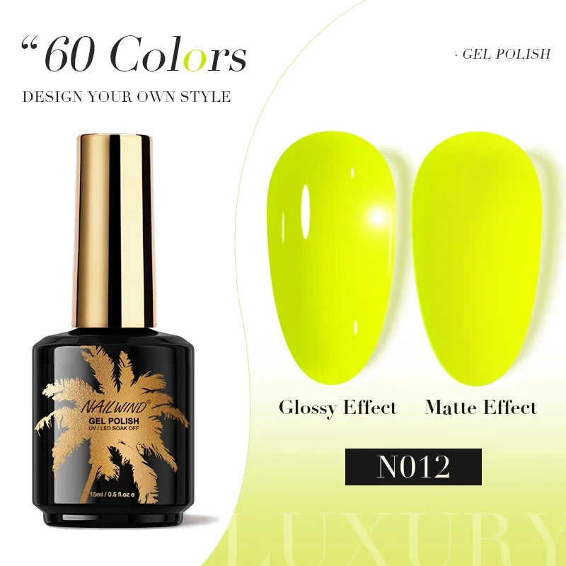 ROSALIND Gel Nail Polish 8ml - Semi-Permanent UV Gel, Solid Color, Salon Quality