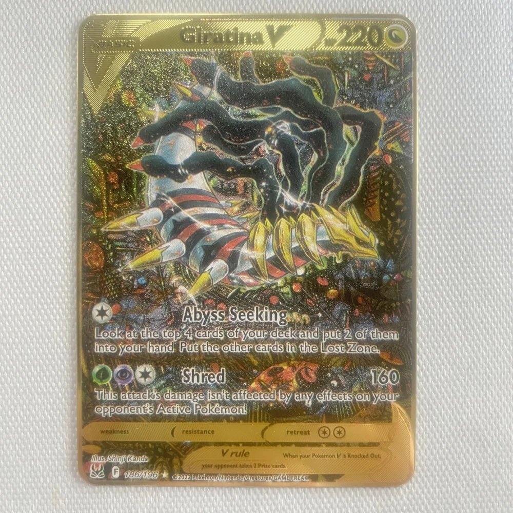 Pokemon Gold Metal Cards – Mewtwo, Pikachu GX & Charizard VMAX Collector Set